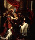 Holy Communion of St Teresa of Avila by Claudio Coello by Unknown Artist